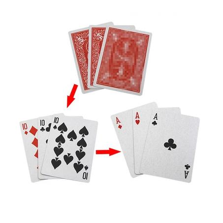 4 Cards Transformer Magic Trick