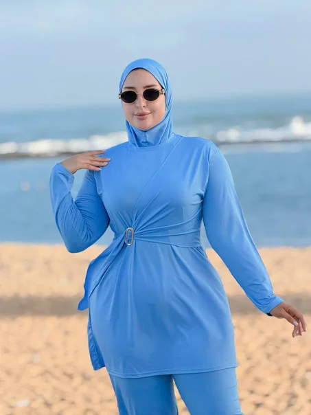 🏖️ بوركيني عصري وأنيق للبحر والمسبح