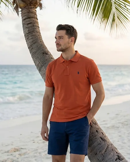 Polo homme classique - Oronge