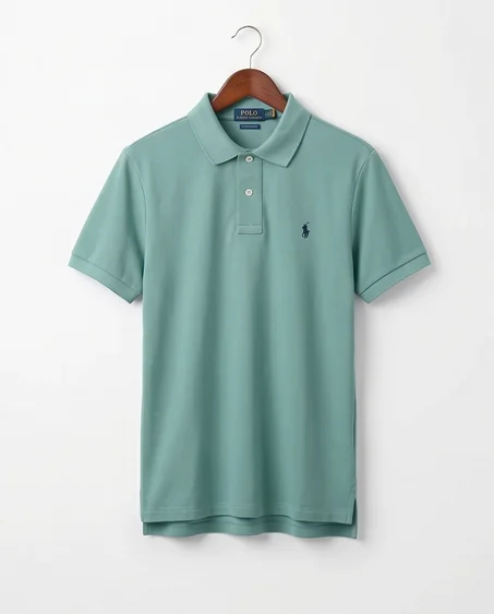 Polo homme classique - turquoise