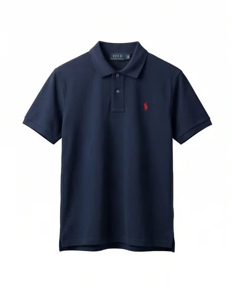 Polo homme classique - Bleu Marine