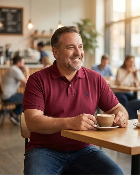 Polo homme classique - Bordeaux
