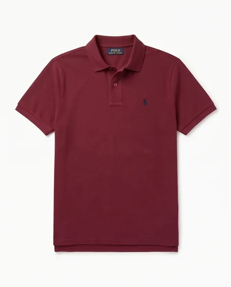 Polo homme classique - Bordeaux