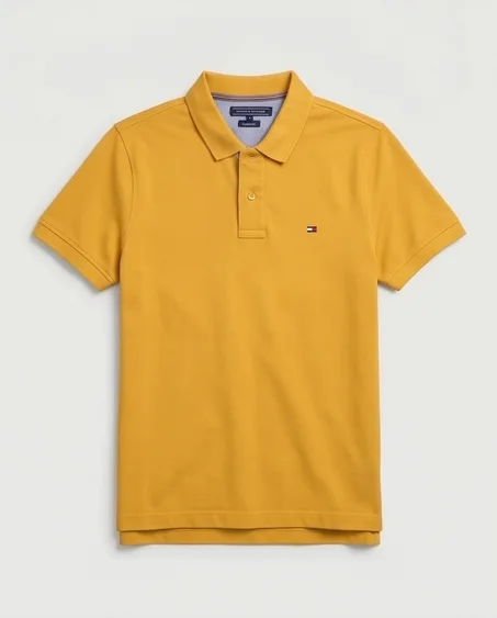 Polo homme classique - Jaune Moutarde