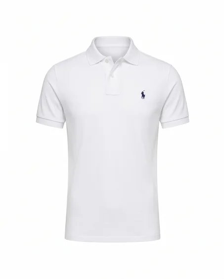 Polo homme classique - blanc