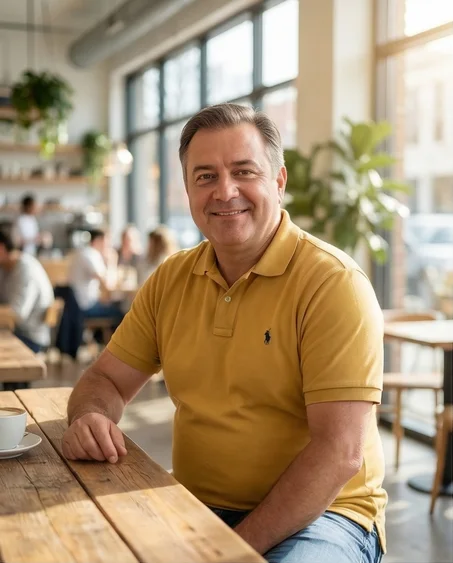 Polo homme classique - motard