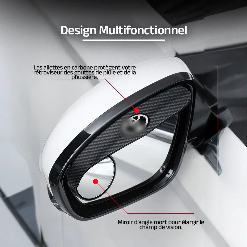 Miroir d’Angle Mort pour Rétroviseur Super Car’s (2 Pièces) – Clube Boss