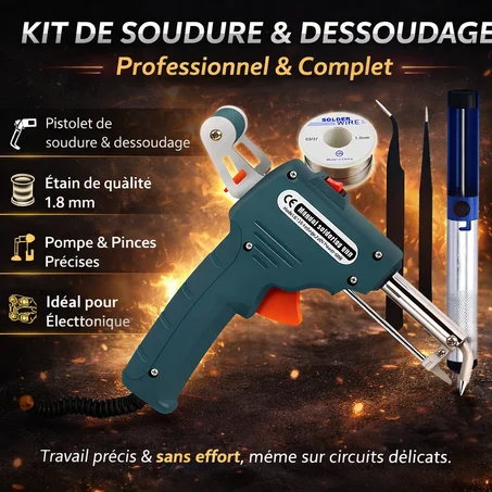 🇨🇬 Kit de fer à souder électrique 60W