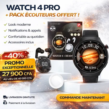 🇲🇱💥Meilleur vente 2025💥Smartwatch D21  4 en 1