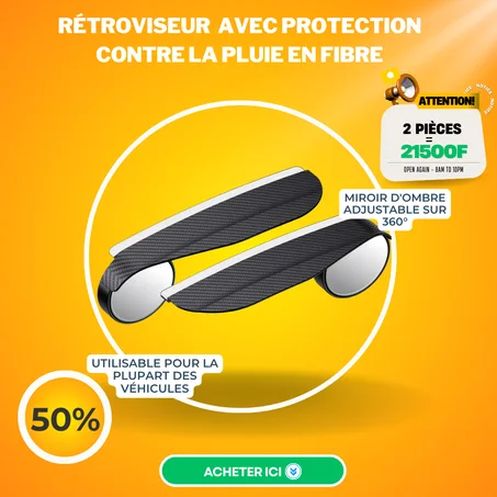 🇨🇮  Miroir d’Angle Mort pour Rétroviseur Super Car’s (2 Pièces)