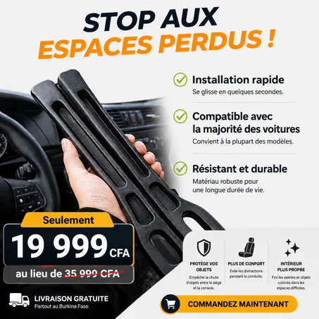 🇨🇮💥Bande de remplissage d'écart de siège de voiture