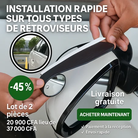 🇨🇮  Miroir d’Angle Mort pour Rétroviseur Super Car’s (2 Pièces)