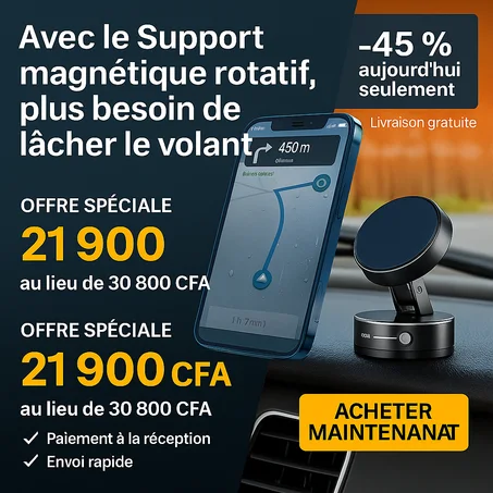 🇨🇮 🚗 MagnoMount | Support magnétique pour téléphone ultra puissant! ✔️