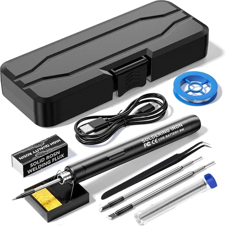 🇨🇮 ✅ Kit de fer à souder sans fil rechargeable par USB 🔌