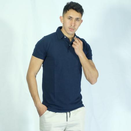 Polo manches courtes broderie poitrine