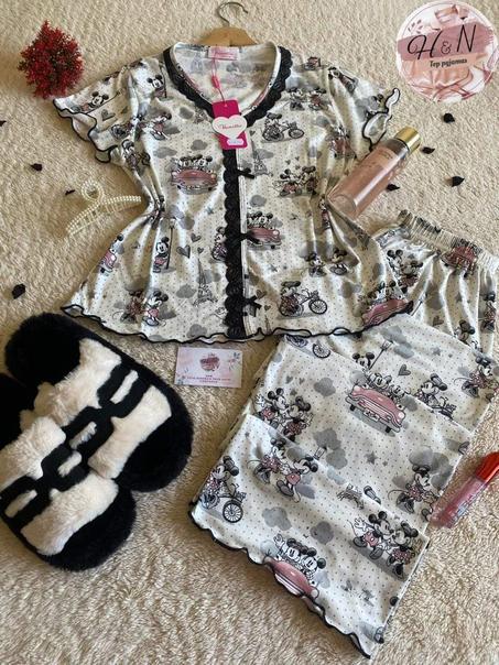 pyjama cotton demi manche