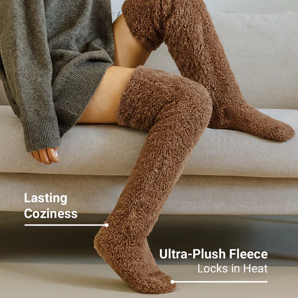 🧦 جوارب فليس طويلة فائقة النعومة – دفء وراحة لا مثيل لها (SOKS)