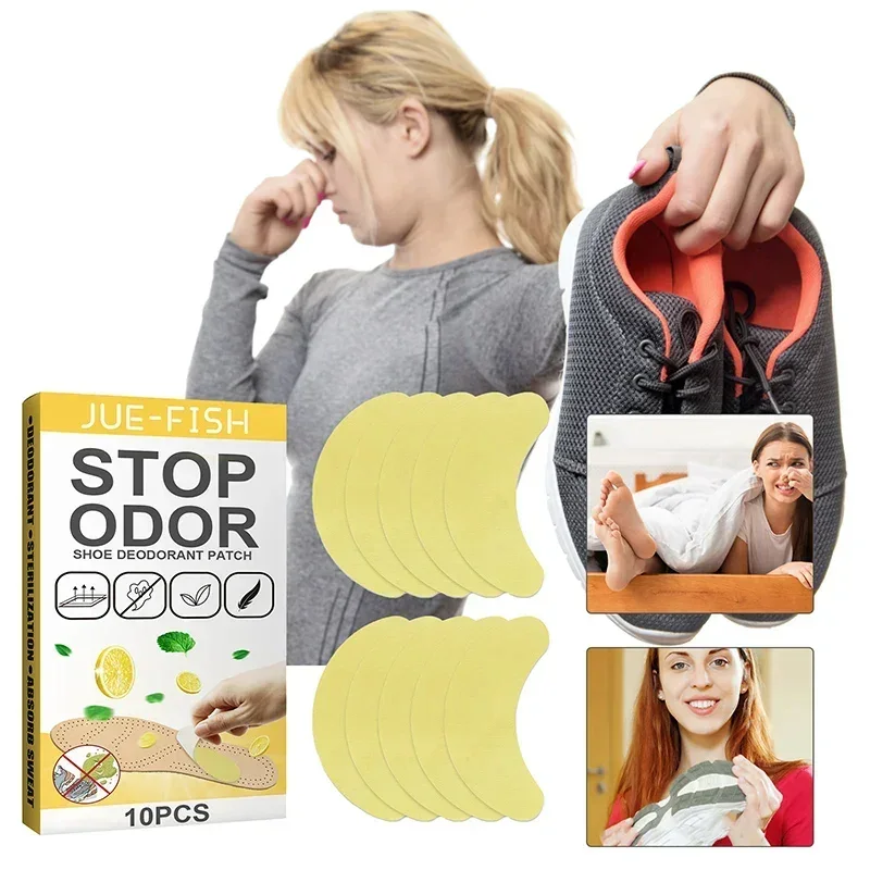 لاصق مزيل الروائح للأحذية – 10 علب = 100 قطعة (ODORA)
