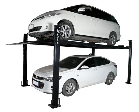 APlusLift 8000LB 4-Post Portable Storage Service Car Lift Auto Hoist (HW-8S)