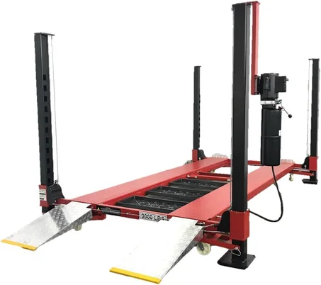 TRIUMPH 9000 Pound 4 Post Automotive Storage Parking Lift Car Truck Hoist NOS9000