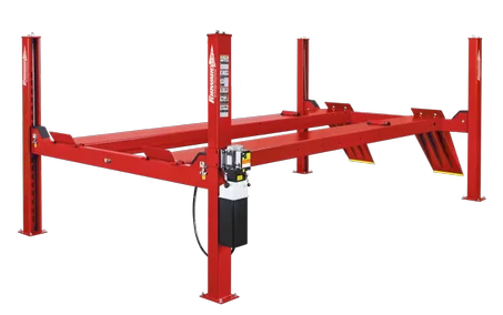 Forward Lift CR14-EL 14,000 LB. ALI Certified Four-Post Lift – 215” Max Wheelbase