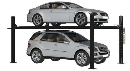 APlusLift 10,000LB 4-Post Portable Parking Storage Service Car Lift – HW-4P10S