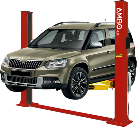 AMGO® Hydraulics BP-9X Floor Base-Plate Symmetrical 2 Post Lift 9,000 lbs