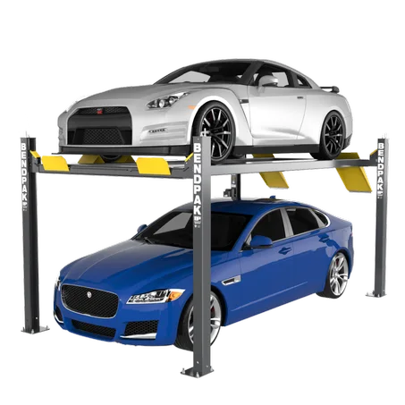 BendPak HD-9EWT 9,000-lb Capacity Four-Post Lift with Extra-Wide and High Lift