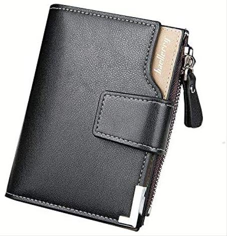 Baellerry Men Wallet - Black  محفظة رجالية عصرية