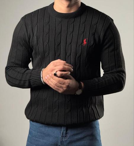 Pull demi coul- en coton torsadé _ Polo Ralph Lauren(coul)