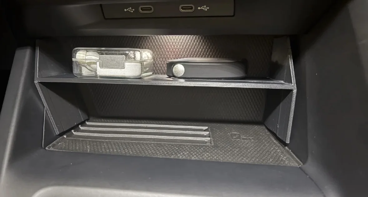 VW Golf 8 Center Console Storage Tray