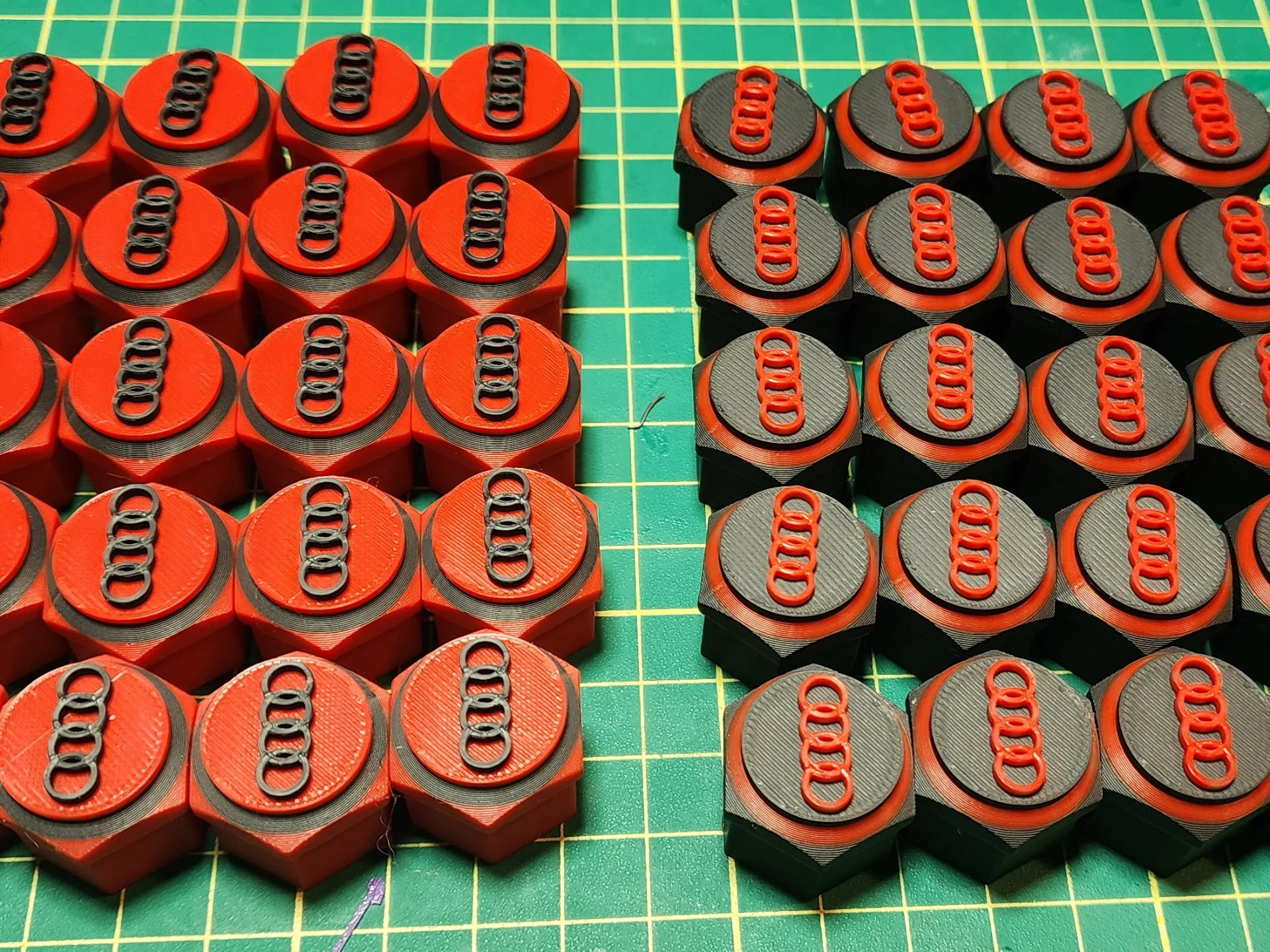 Audi bolt caps