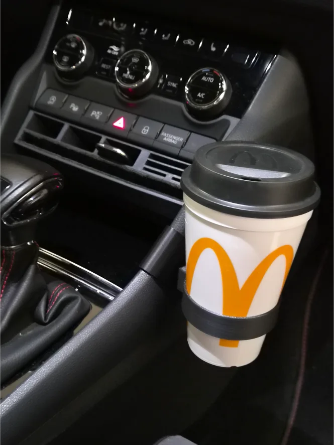 Center Console Coffee Cup Holder Insert - Skoda Kodiaq