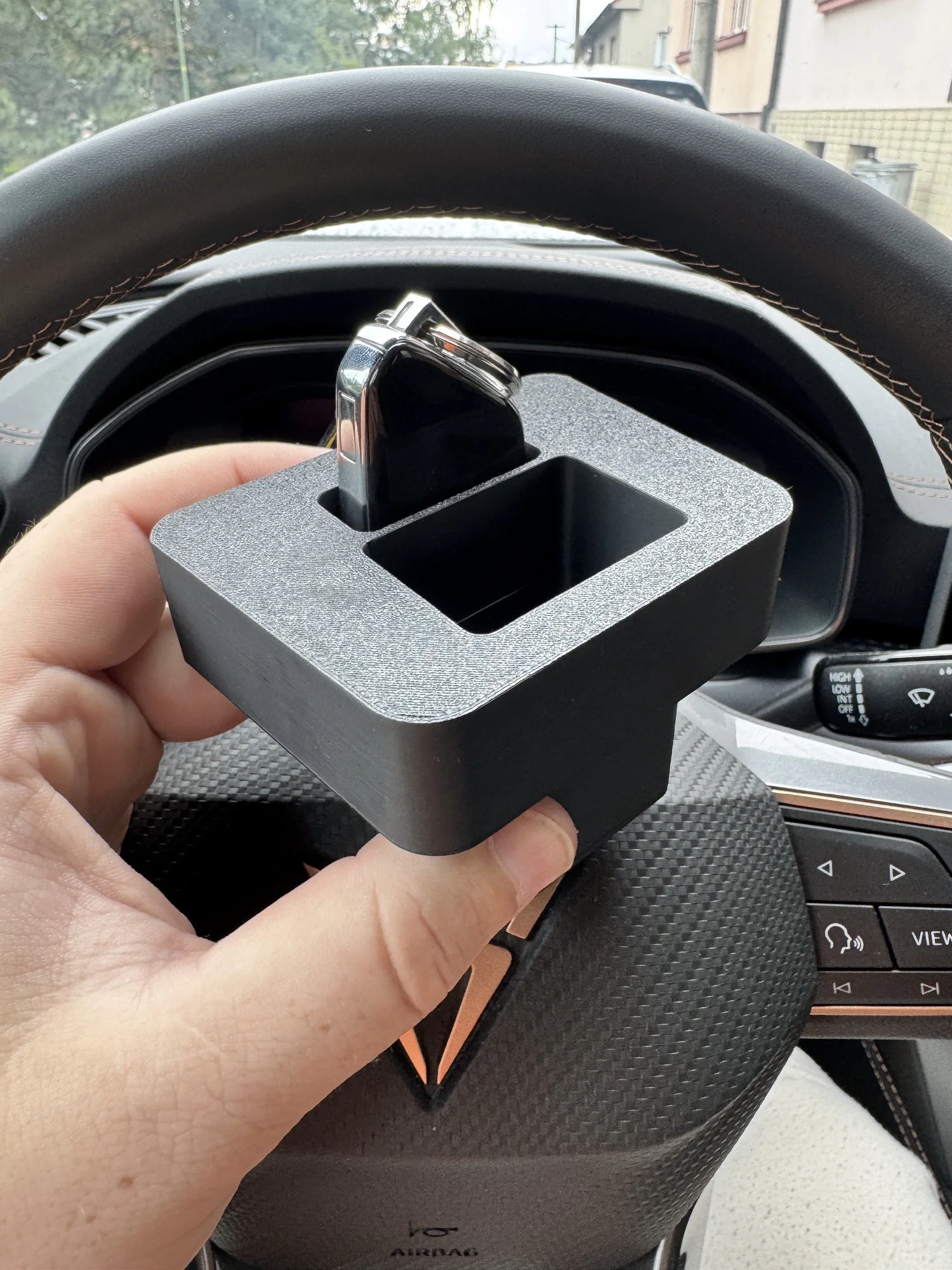 Cupra Center Console Key Dock Insert