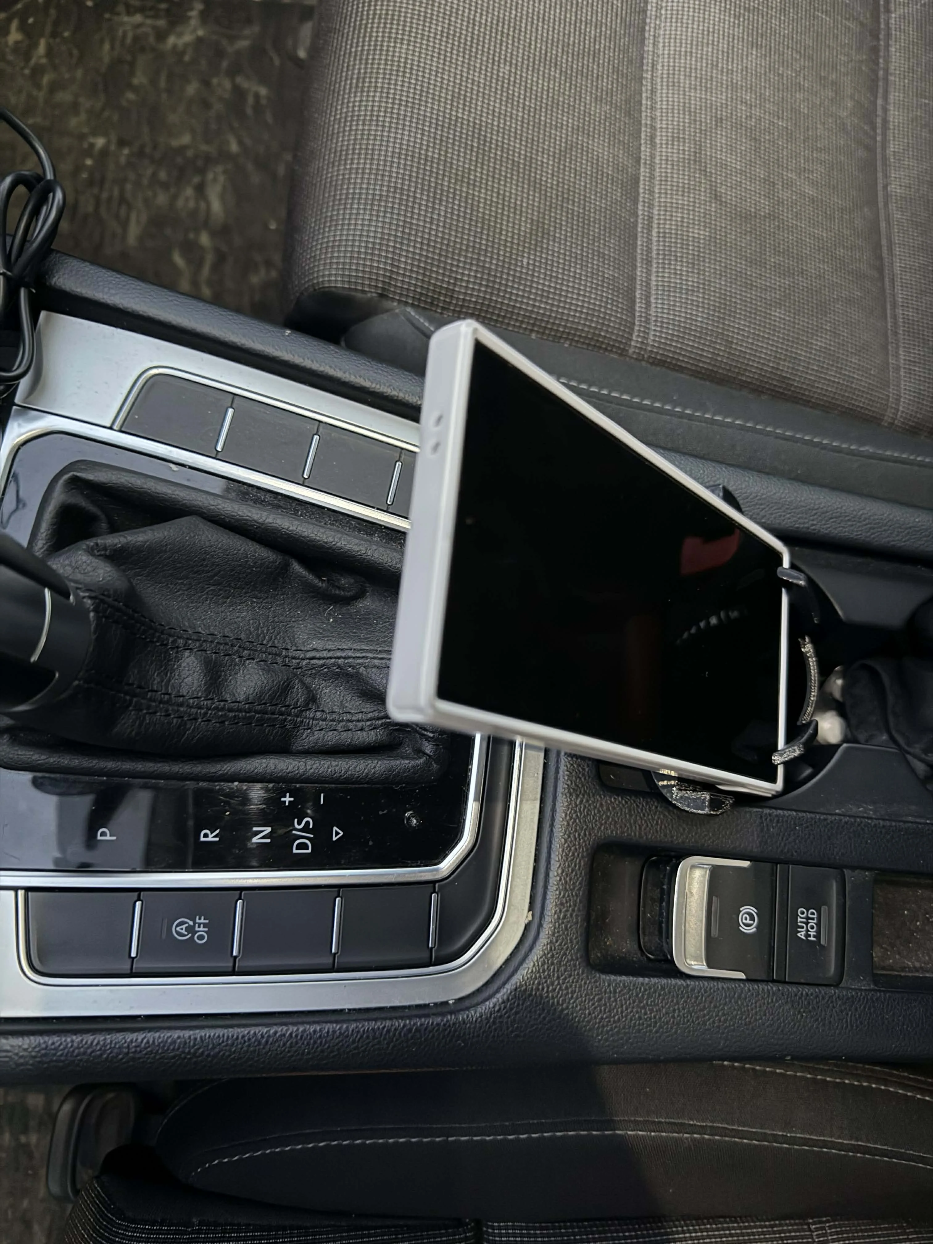Car Cup Holder Organizer for Large Phones & Keys