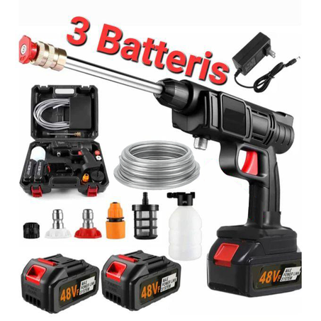 مسدس غسيل السيارات الأصلي 3 بطاريات 🔋💦