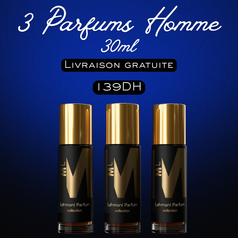 3 عطور رجالية 30 مل