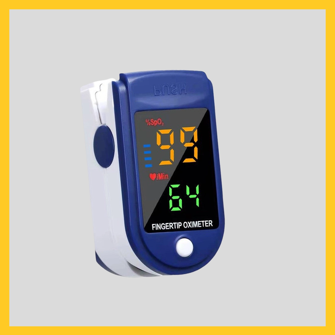 جهاز قياس نسبة الأكسجين في الدم ونبض القلب باليد