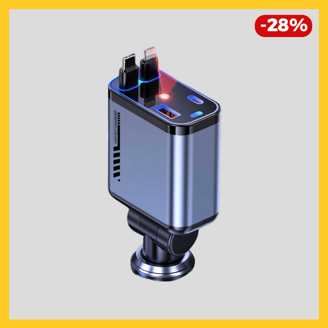 شاحن سيارة   قابل للسحب