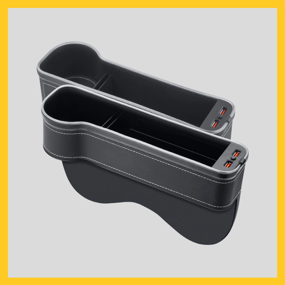 صندوق  لحفظ الأشياء بين المقاعد