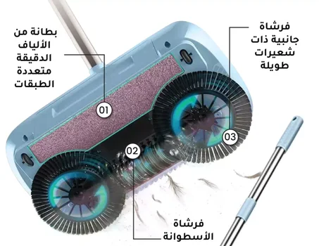 مجموعةالمكنسة 3 في 1