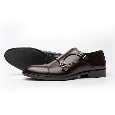 Premiuim Brown Double strap Monk Oxfords