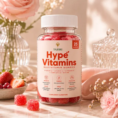 TAZIRI Hype Vitamins™ – علكات الفيتامينات المتعددة لحيوية يومية