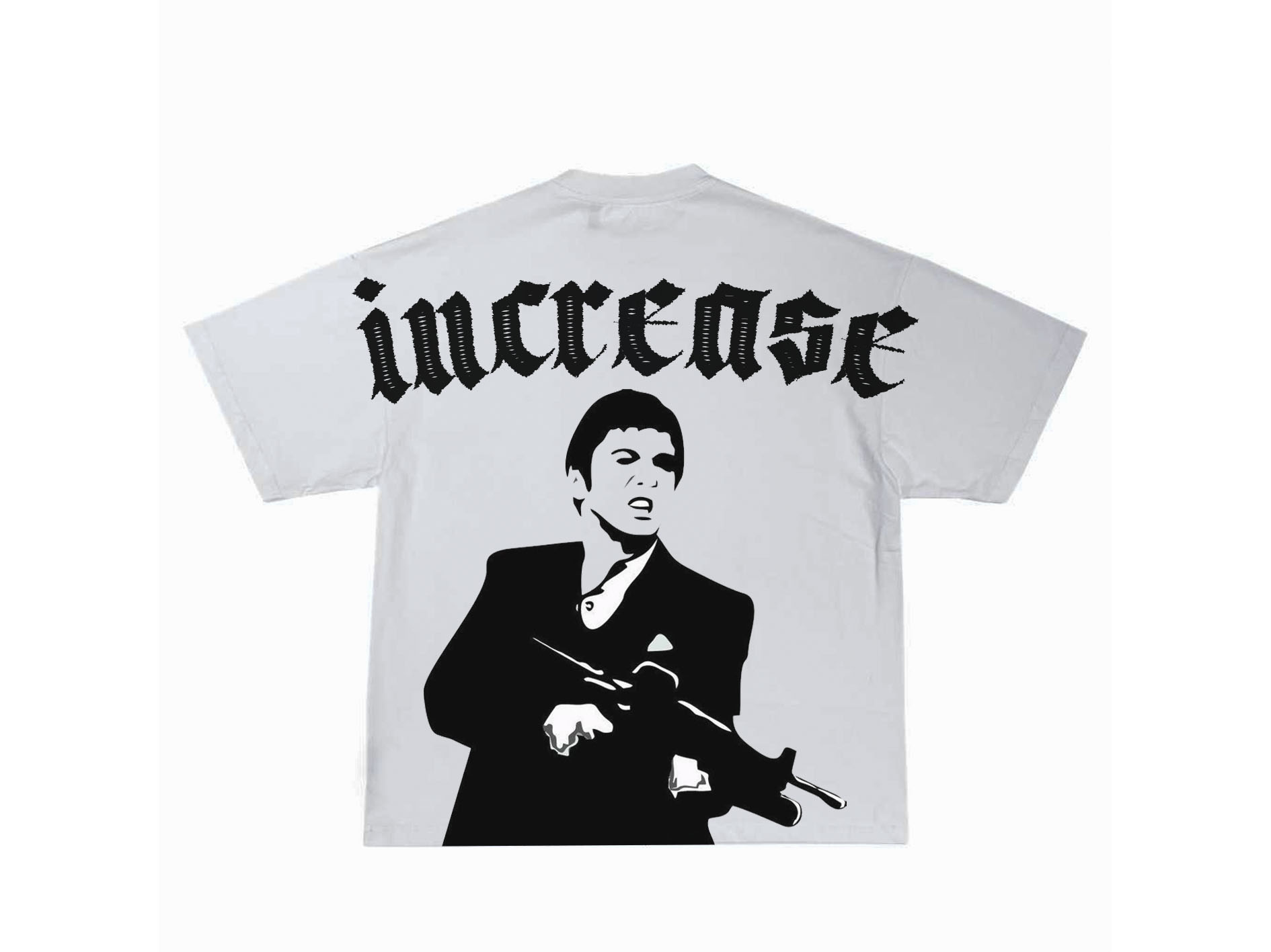 White Tshirt Tony Montana