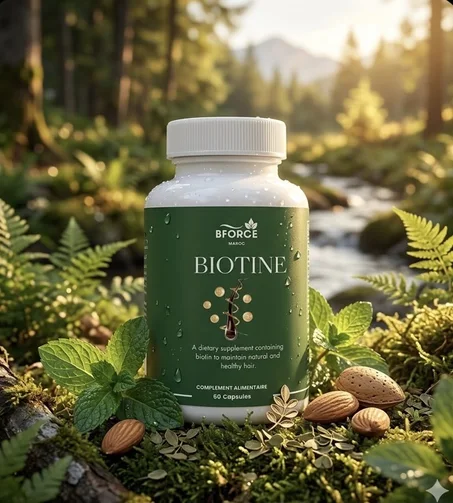 بيوتين ضروري لصحة الشعر والبشرة والأظافر 60 كبسولة