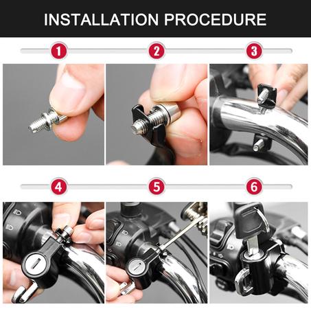 Anti-Theft Helmet Lock  قفل خوذة مضاد للسرقة