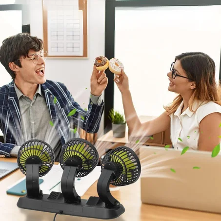 مروحة السيارة الثلاثية