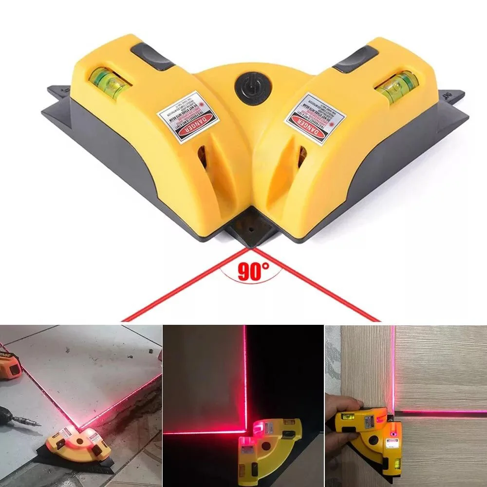 Niveau laser 3 en 1 — projection horizontale, verticale et règle