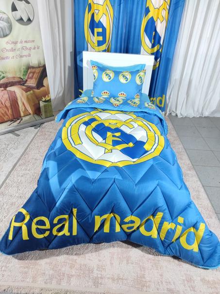 Couette Imprimée Real Madrid 1 Place 1/2-3 Pièces