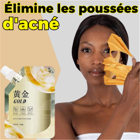🔥 Promotion !! 🔥 Masque au Rétinol et Peptide Gold pour une peau plus jeune 🇨🇮